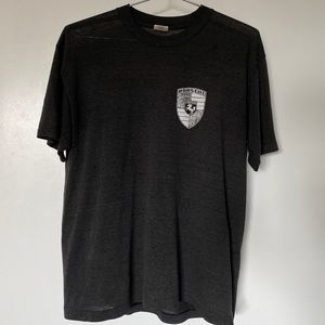Vintage Grey Signal Porsche Tee XL (fits like a Medium) - Good Condition